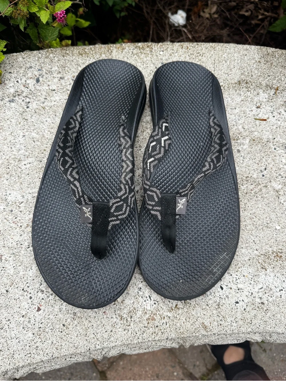 Teva Men’s Black and White Sandals